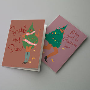 Ritzy Rose Holiday Cards