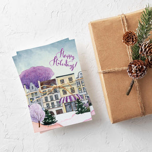 Ritzy Rose Holiday Cards