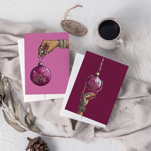 Ritzy Rose Holiday Cards