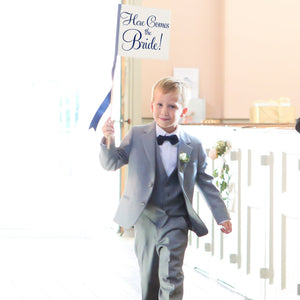 Here Comes The Bride Wedding Sign | Ring Bearer