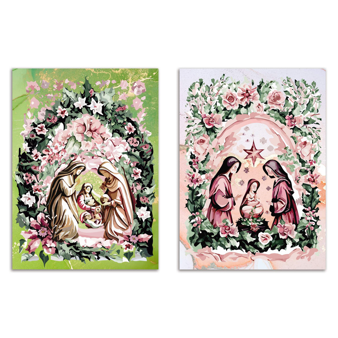 Ritzy Rose Holiday Cards