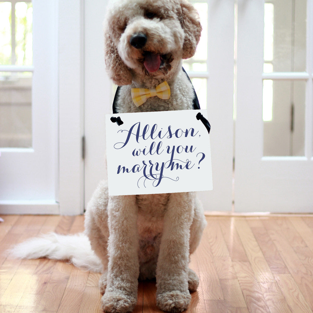Personalized Will You Marry Me Banner for Proposal