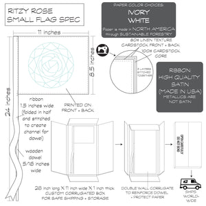 Ritzy Rose Flag Spec