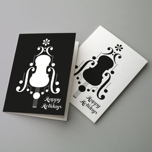 24 Modern Music Inspired Holiday Cards + Envelopes