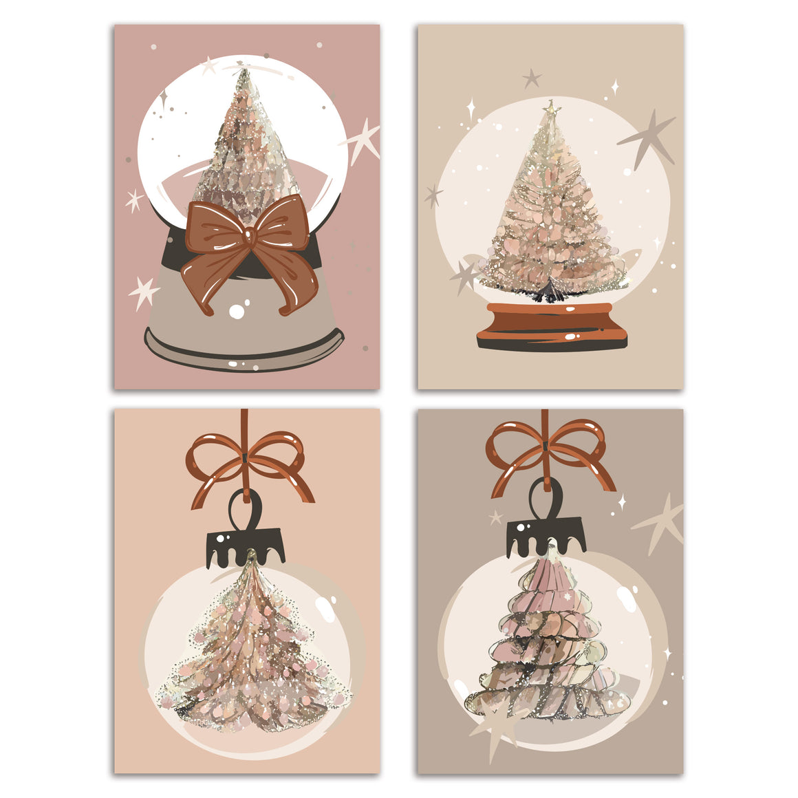 Ritzy Rose Holiday Cards