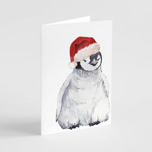 24 Adorable Baby Animal Holiday Greeting Cards + Envelopes | Christmas Penguins