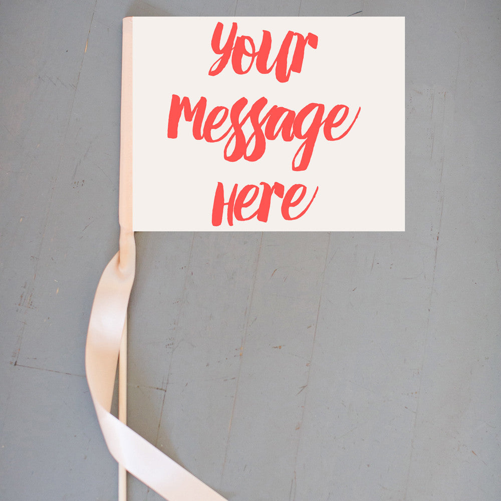 Custom Sign | Rectangle Flag