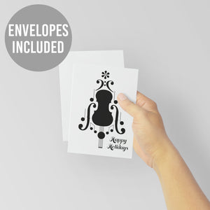 24 Modern Music Inspired Holiday Cards + Envelopes