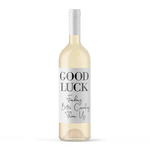 8 Funny Coworker Gifts Going Away Party Last Day Work Transferring Retirement Coworker Wine Labels Colleague Card Stickers Office Gift 9200