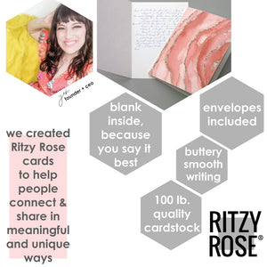 Ritzy Rose Holiday Cards