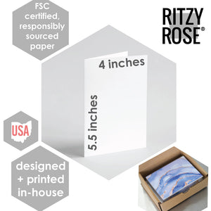 ritzy rose greeting cards