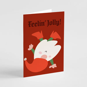 24 Uplifting Elf Christmas Cards in 4 Fun Colorful Designs + Envelopes