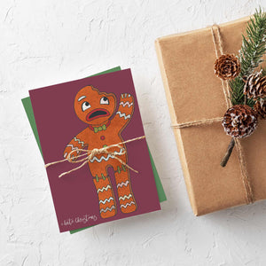 24 I Hate Christmas Gingerbread Men - Anti-Christmas Cards w/ Envelopes