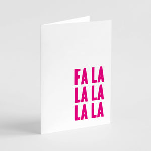 24 Hot Pink Christmas Cards in 6 Modern Designs + Envelopes