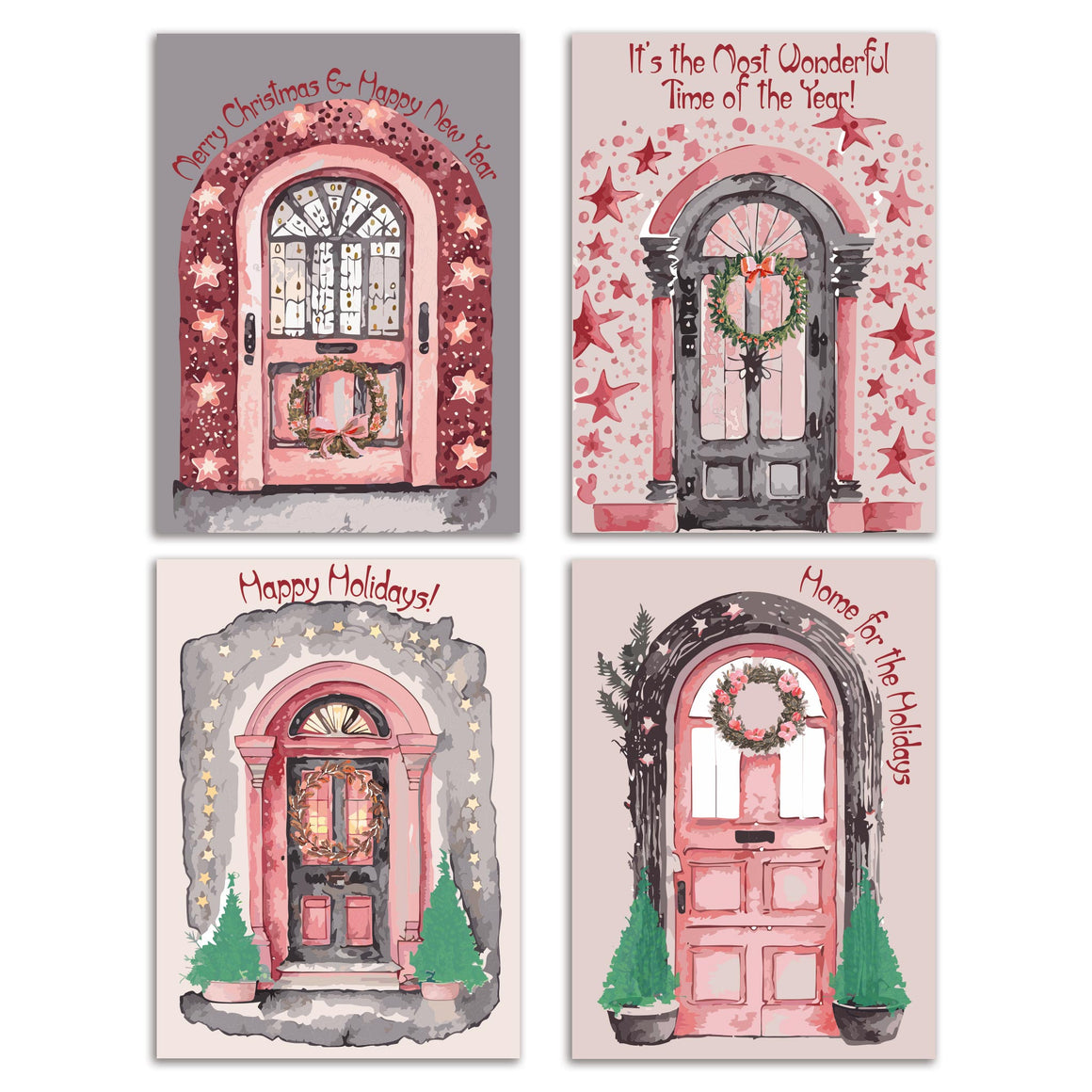 Ritzy Rose Holiday Cards